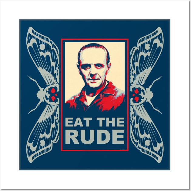 Hannibal Moth Eat the Rude Wall Art by OrionLodubyal